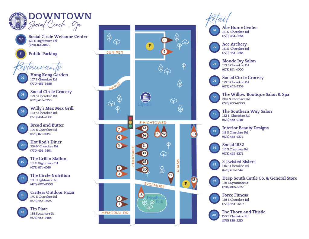 Downtown Map