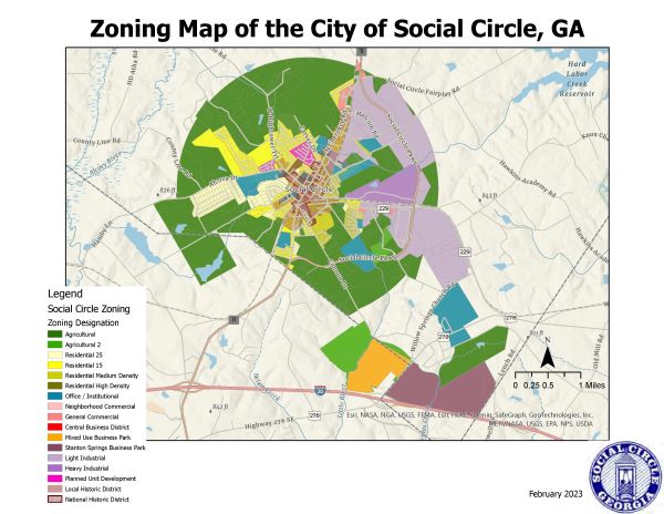 Zoning Map  Feb. 2023